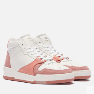 Женские кроссовки Zespa ZSP24 Nappa/Suede Bicolor, цвет розовый, размер 38