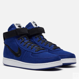 Кроссовки Nike x Stussy Vandal High, цвет синий, размер 48.5 EU