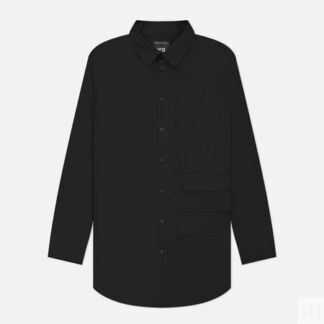 Мужская рубашка Y-3 Button-Up, цвет чёрный, размер L