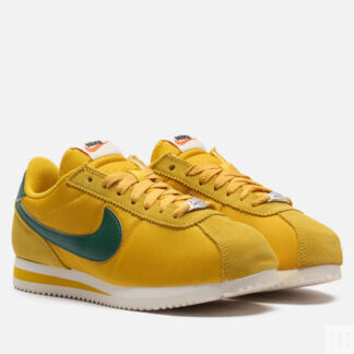 Женские кроссовки Nike Wmns Cortez Textile, цвет жёлтый, размер 39 EU