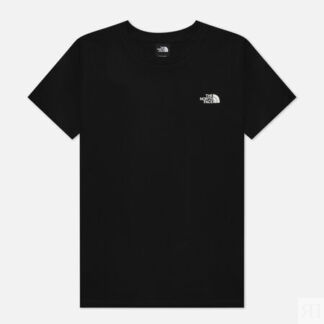 Женская футболка The North Face Simple Dome Crew Neck, цвет чёрный, размер