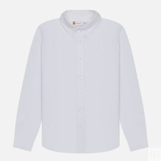 Мужская рубашка Timberland Oxford Slim, цвет белый, размер XL
