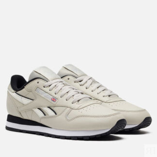 Мужские кроссовки Reebok Classic Leather, цвет бежевый, размер 45 EU