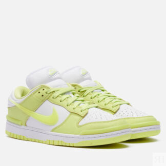 Женские кроссовки Nike Wmns Dunk Low Twist, цвет зелёный, размер 42 EU