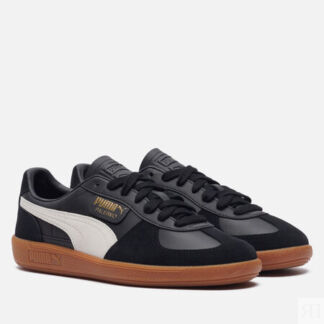 Кроссовки Puma Palermo Leather, цвет чёрный, размер 37 EU