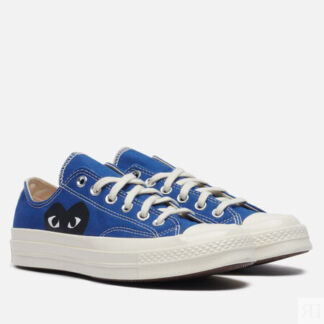 Мужские кеды Converse x Comme des Garcons Play Chuck 70 Low, цвет синий, ра