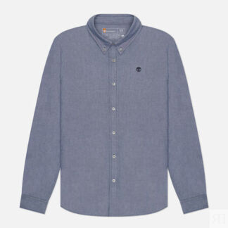Мужская рубашка Timberland Oxford Slim, цвет синий, размер XL