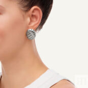 Серьги Curved Chubby Earrings – Silver PLAIN STUDIO фото 4