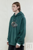 Худи oversize с капюшоном и принтом befree 4610283957098 фото 4