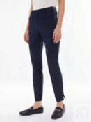 Укороченные зауженные брюки Slim на резинке zolla 024137370032 фото 5