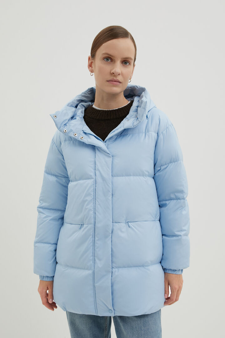 Стеганый пуховик oversize силуэта FINN FLARE FWC11021 фото 1