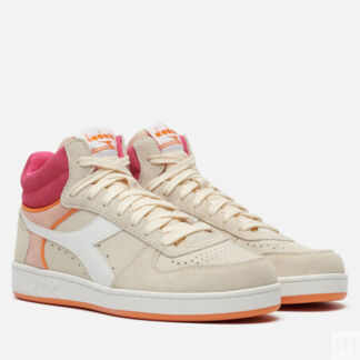 Женские кроссовки Diadora Magic Basket Demi Suede, цвет бежевый, размер 40