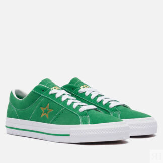 Кеды Converse One Star Pro Suede, цвет зелёный, размер 44.5 EU