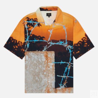 Мужская рубашка Edwin Laidbug Yushi Arimura All Over Print Crepe, цвет оран
