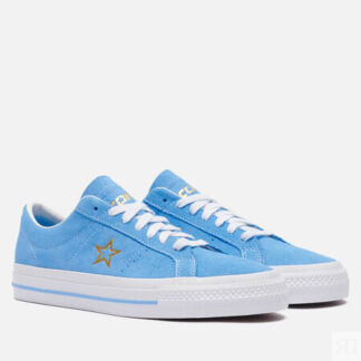 Кеды Converse One Star Pro Suede, цвет голубой, размер 37 EU