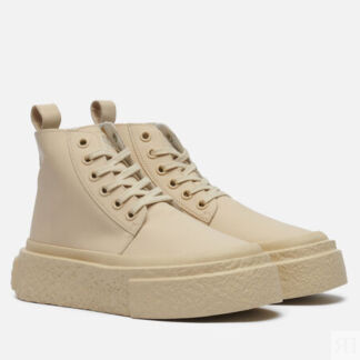 Женские кроссовки Maison Margiela MM6 Lace-Up Leather, цвет бежевый, размер