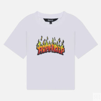Женская футболка RIPNDIP Scary Cute Cropped Baby, цвет белый, размер S
