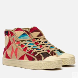 Мужские кеды US Rubber x Pendleton High, цвет бежевый, размер 40 EU