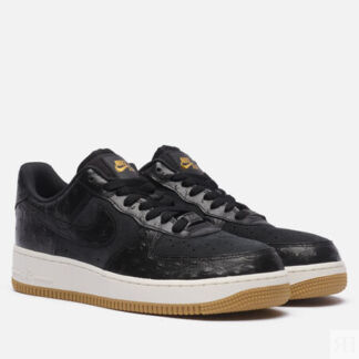 Женские кроссовки Nike Wmns Air Force 1 '07 LX, цвет чёрный, размер 37.5 EU