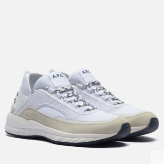 Мужские кроссовки A.P.C. Run Around, цвет белый, размер 43 EU