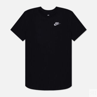 Женская футболка Nike Club Essentials, цвет чёрный, размер S