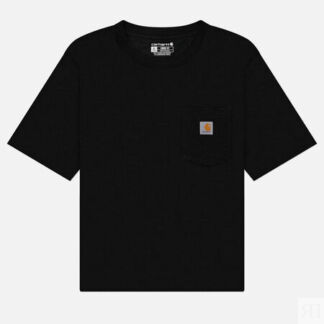 Женская футболка Carhartt Tencel Fiber Series Loose Fit Lightweight, цвет ч