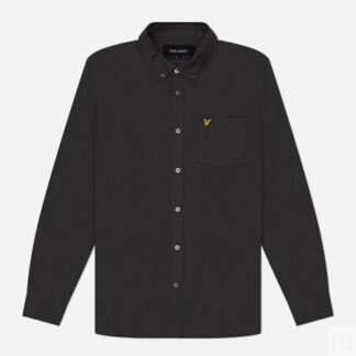 Мужская рубашка Lyle & Scott Plain Flannel, цвет серый, размер M