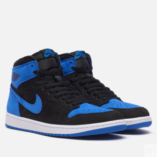Мужские кроссовки Jordan Air Jordan 1 Retro High OG, цвет чёрный, размер 47