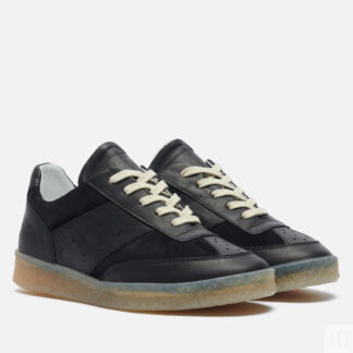 Женские кроссовки Maison Margiela MM6 6 Court SS25, цвет чёрный, размер 40