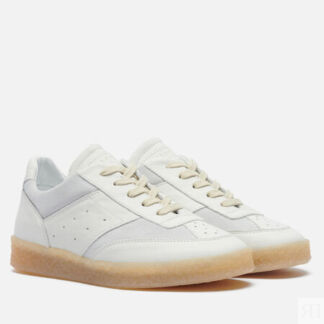 Женские кроссовки Maison Margiela MM6 6 Court SS25, цвет белый, размер 38 E