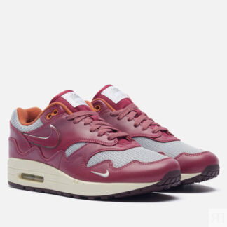 Кроссовки Nike x Patta Air Max 1, цвет розовый, размер 44.5 EU