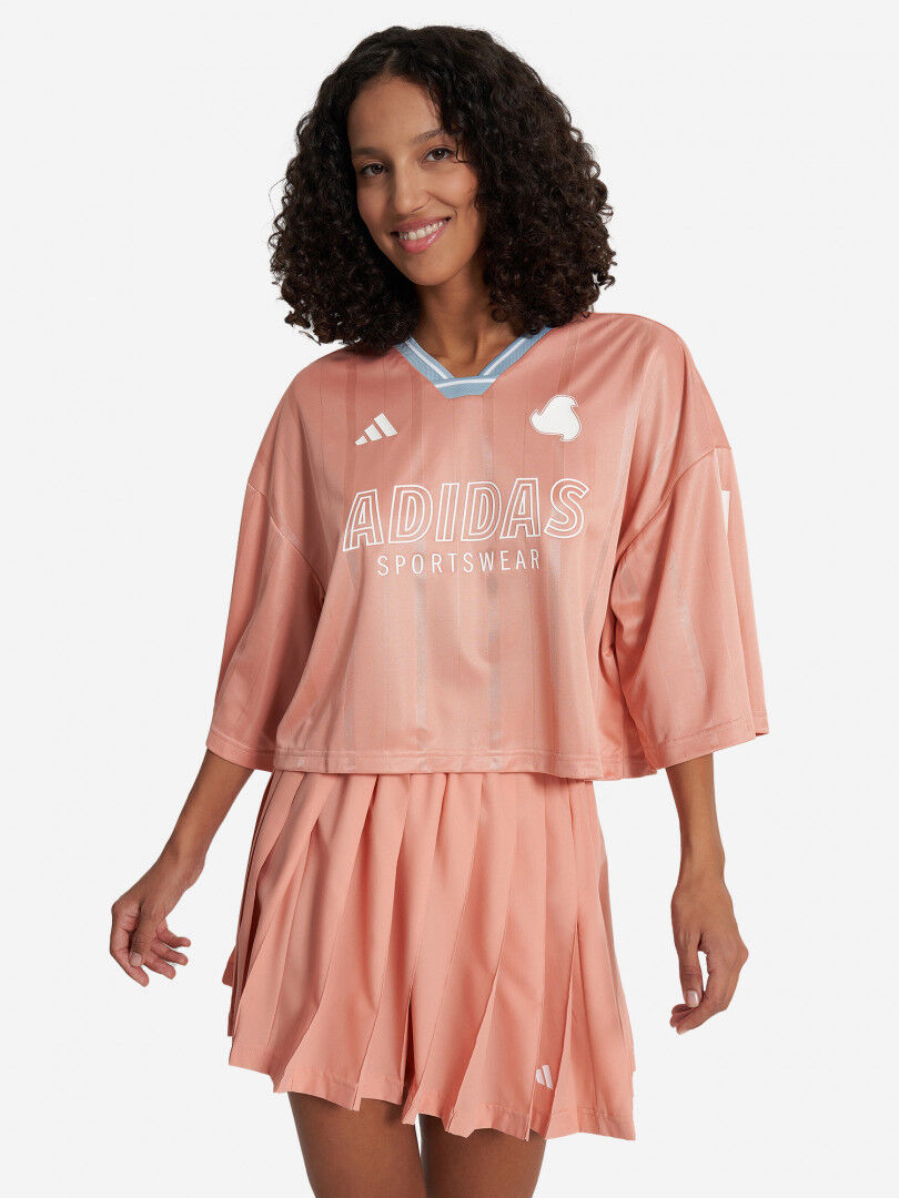 Футболка женская adidas, Розовый JG4095A01-. фото 1