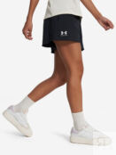 Шорты женские Under Armour Rival Terry, Черный 1389657U0F-001 фото 5