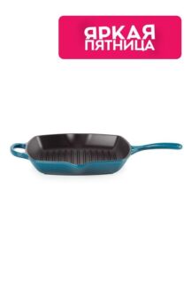 Сковорода-гриль чугунная квадратная 26 см Le Creuset