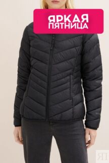 Стеганая куртка с капюшоном TOM TAILOR