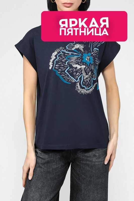 Футболка с принтом Esprit Collection фото 1