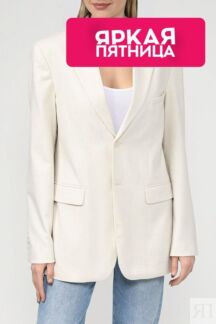 Однобортный пиджак прямого кроя Esprit Casual