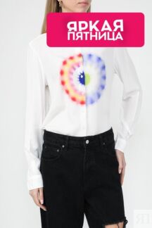 Рубашка из вискозы с принтом Desigual