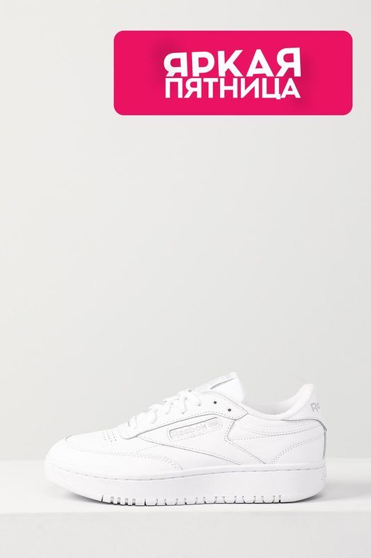 Кроссовки кожаные Club C Double REEBOK фото 1