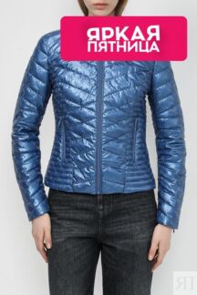Куртка стеганная с воротником стойкой Guess