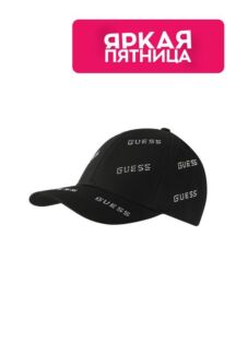 Хлопковая бейсболка с логотипом Guess