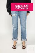 Джинсы рваные с эффектом потертости Guess фото 1