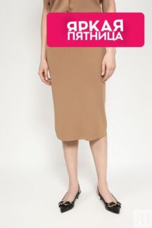 Юбка трикотажная на эластичном поясе UNQ