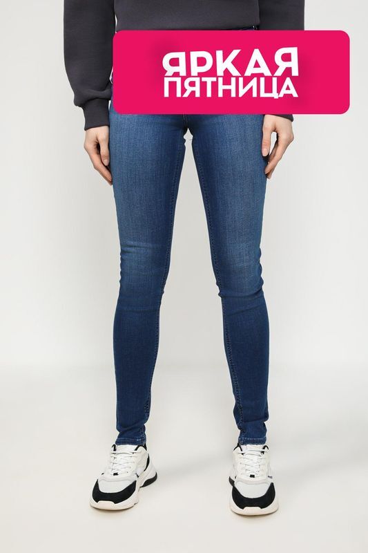 Джинсы с эффектом потертости Tommy Jeans фото 1