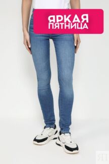 Джинсы с эффектом потертости Tommy Hilfiger