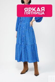 Платье-рубашка с принтом Emme Marella