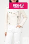 Куртка-косуха из экокожи TWINSET фото 1
