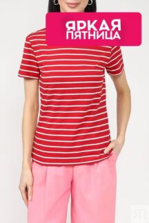 Футболка хлопковая в полоску Esprit Casual