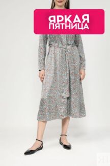 Платье-рубашка из вискозы с узором Esprit Casual