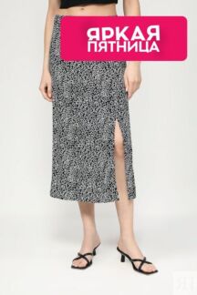 Юбка из вискозы с разрезом Esprit Casual